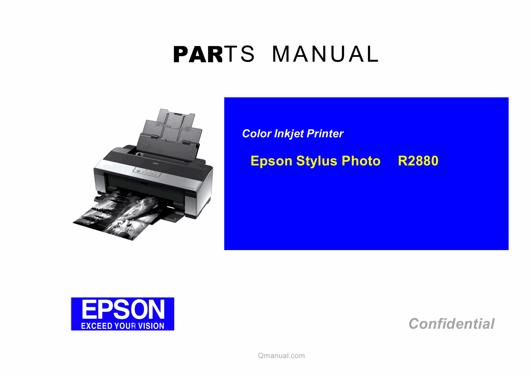 EPSON StylusPhoto R2880 Parts Manual-1